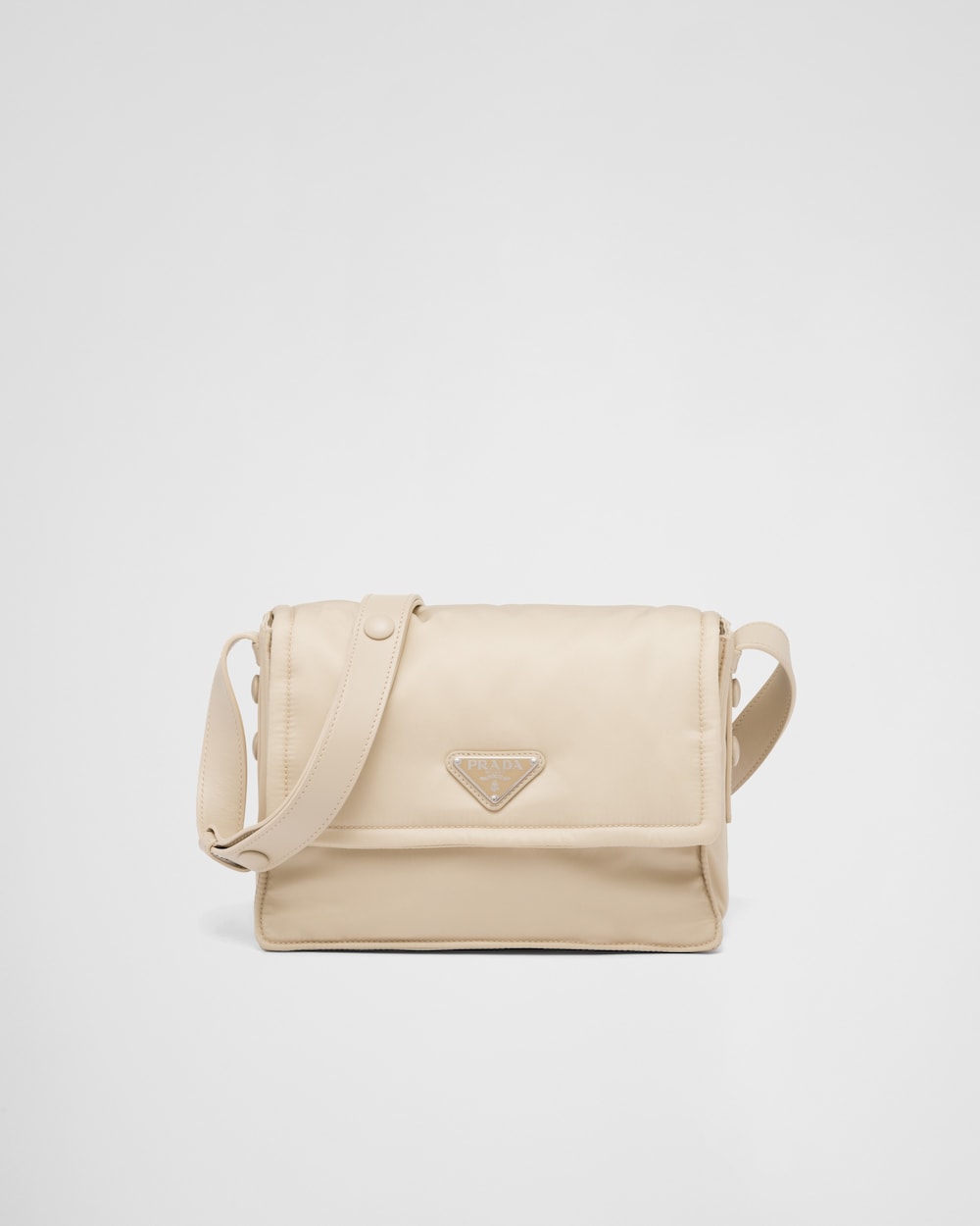 Small Padded Re-Nylon Shoulder Bag - Image 1